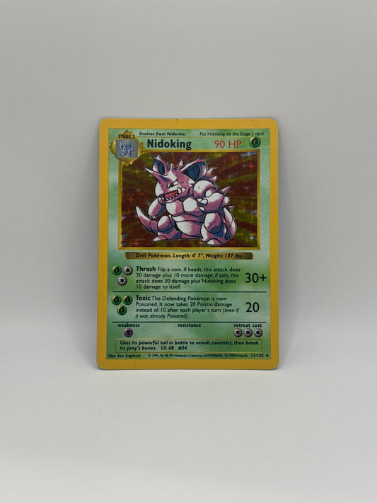 Nidoking Base Set Shadowless 11/102 (MP)