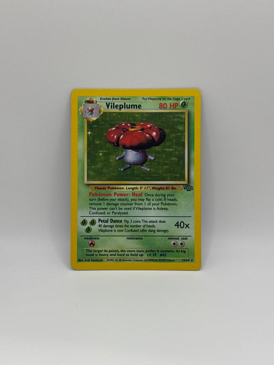 Vileplume Base Set 15/64 (MP-)