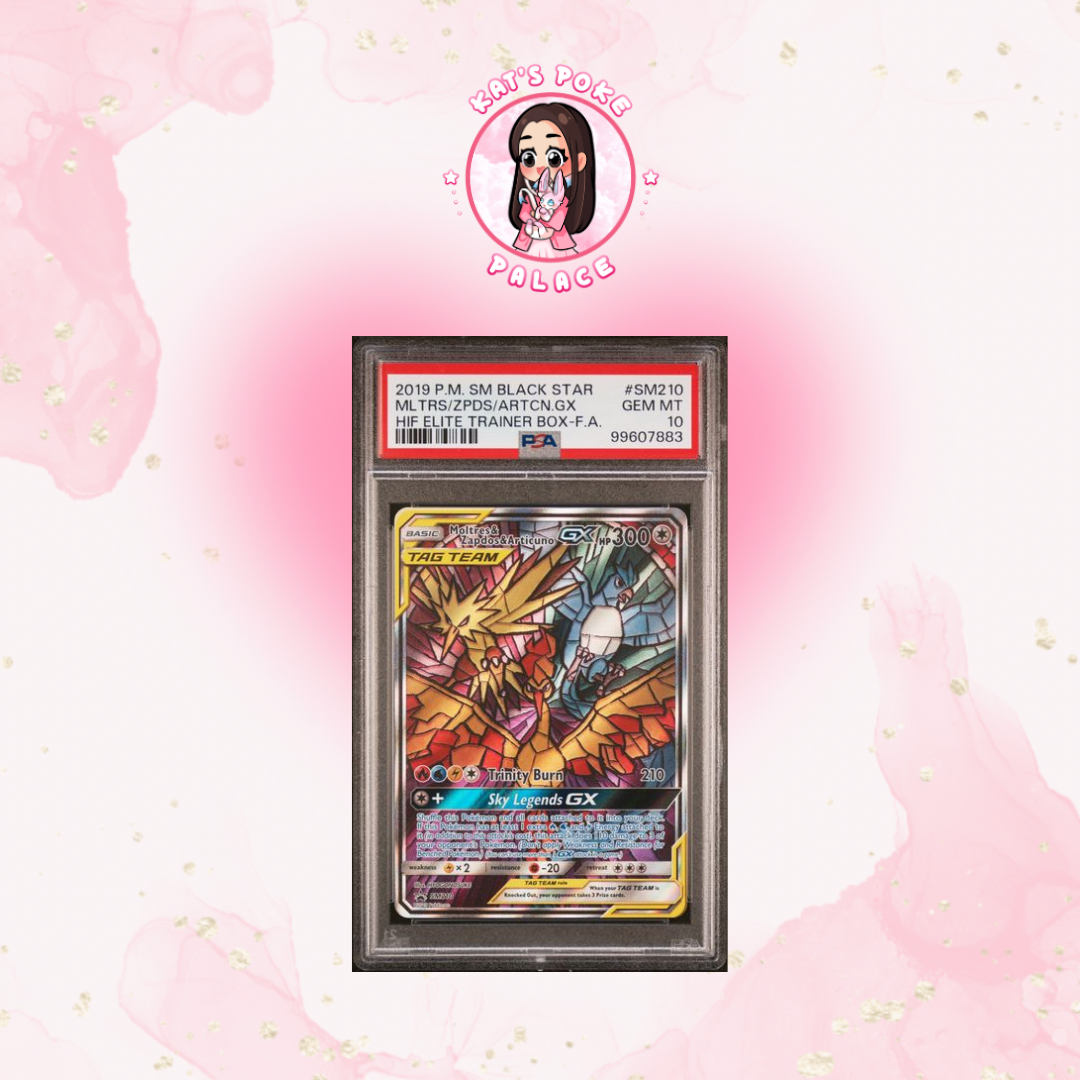 Moltres & Zapdos & Articuno #SM210 Psa 10