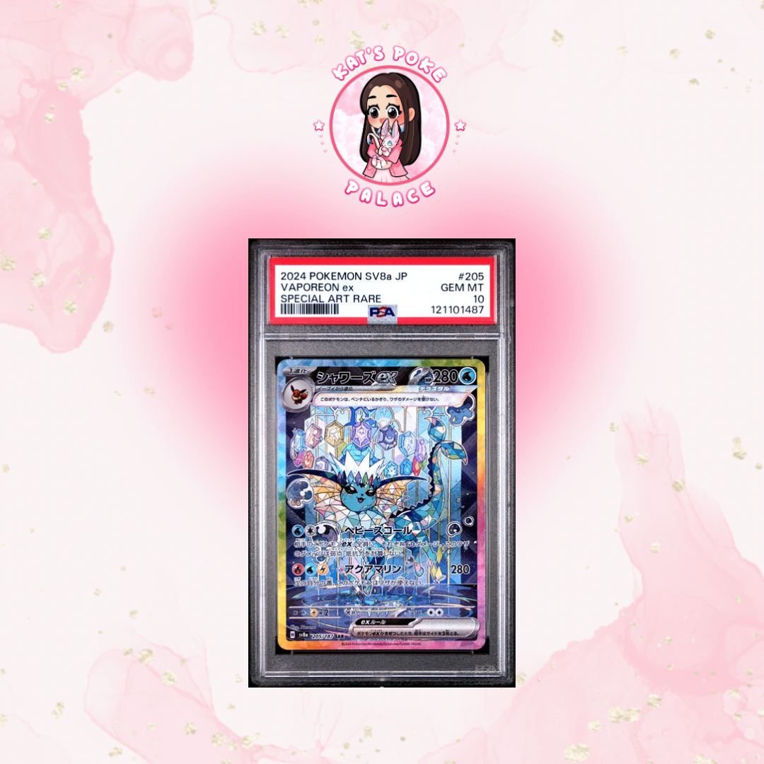 Vaporeon Ex #205 Psa 10 (Japanese)